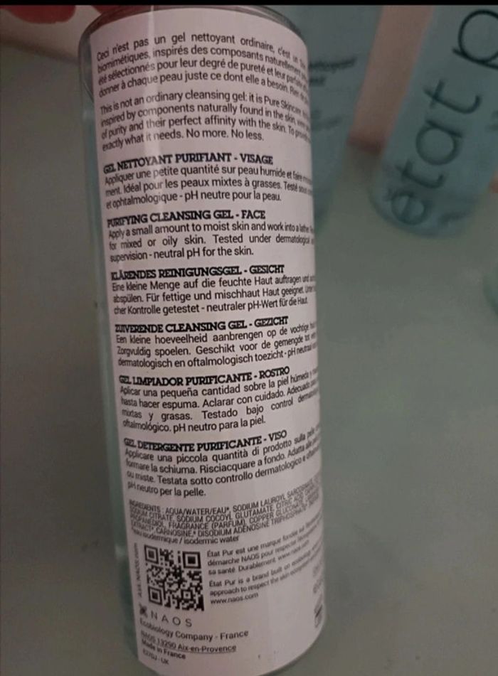 Lot 5 Gels nettoyant purifiant Vegan - photo numéro 3