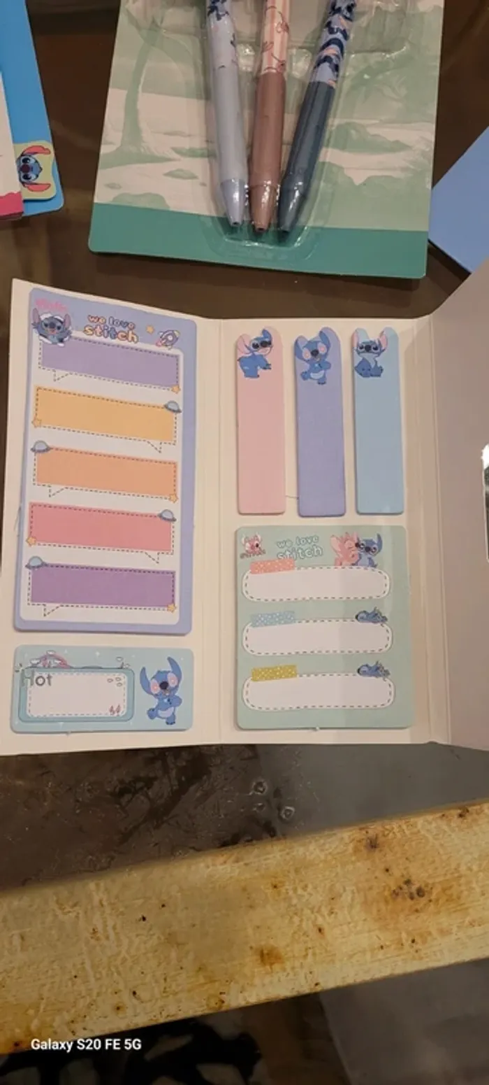Lot petits articles papeterie Stitch Disney - photo numéro 9