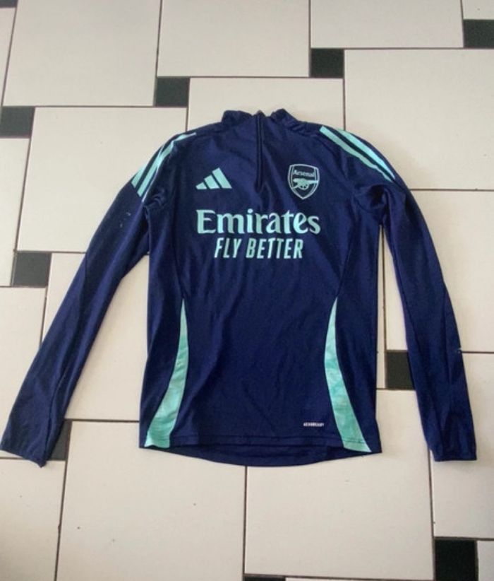 Haut d'entraînement Arsenal -bleu marine - photo numéro 2