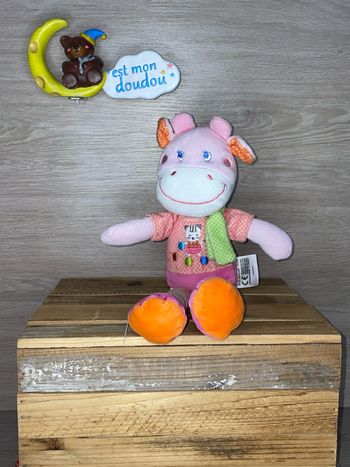 MD181 doudou vache 🐮 mots d’enfant