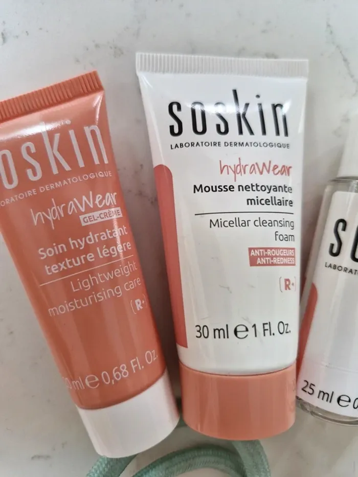 Lot 4 mini produits Soskin routine skincare format voyage - photo numéro 3