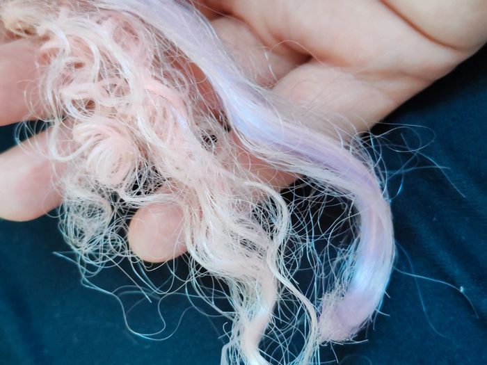 Pince barrette pour poupée boucleline vintage - rose - photo numéro 8