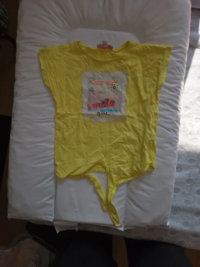 Tee shirt Lisa rose taille 6 ans - photo numéro 3