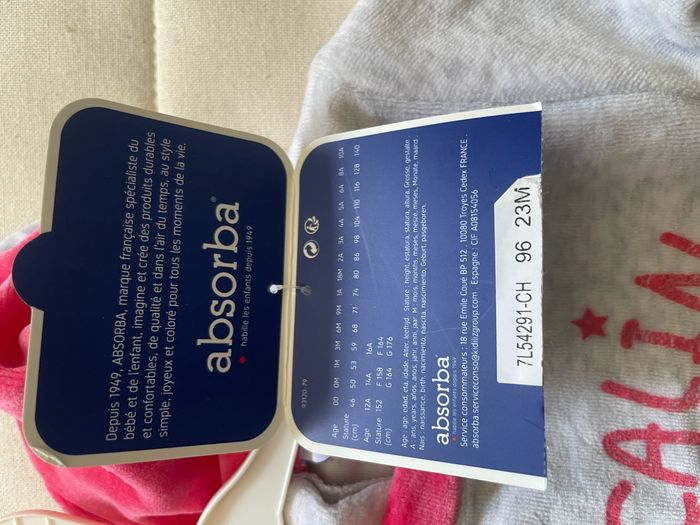 Pyjama Dors-bien NEUF jamais utilisé Marque Absorba 23-24 mois taille 96 Valeur magasins 19€ vendu 7€ - photo numéro 5