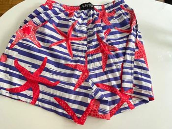 Short de bain étoiles de mer homme L neuf amytis - photo numéro 2