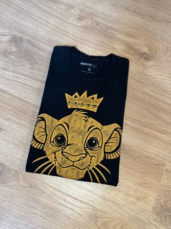 T-shirt Absolute Cult Le Roi Lion noir