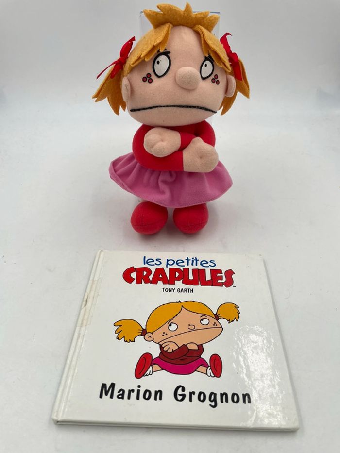 Livre + peluche les petites crapules Marion Grognon