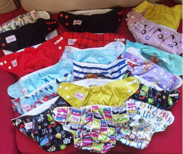 18 Couches lavables sunny pocket 4 à 15kg - photo numéro 7