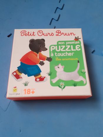 Mon 1er puzzle à toucher Petit Ours Brun