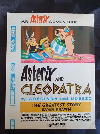 BD Asterix and Cleopatra en anglais 1980