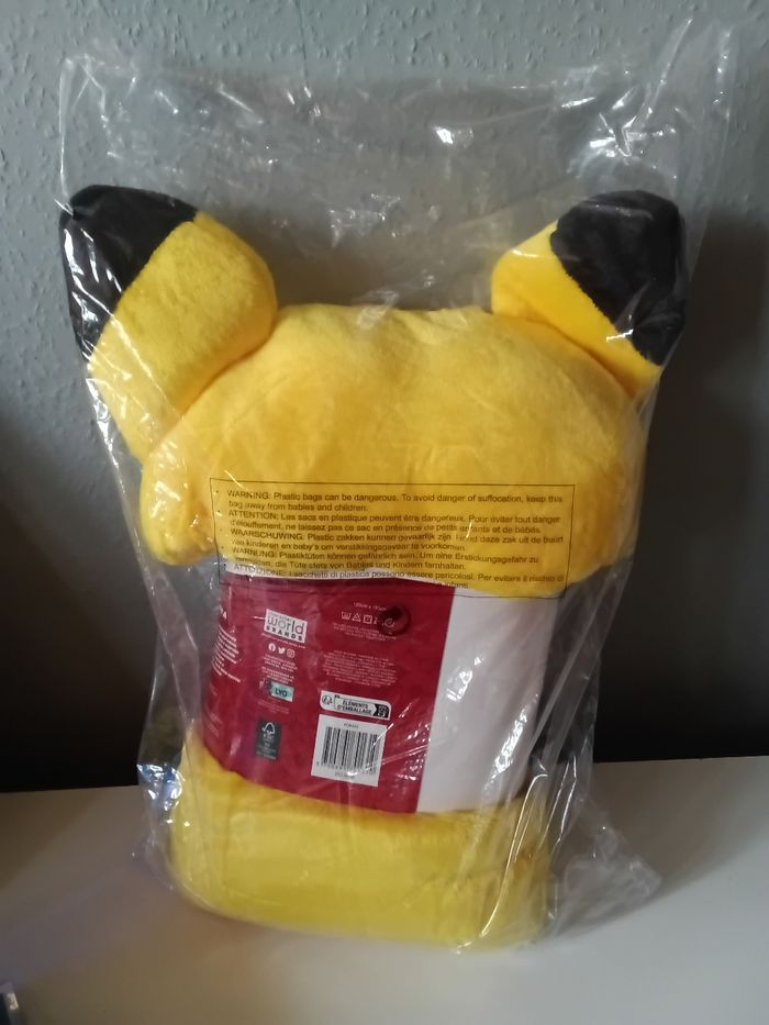 Pokemon pikachu plaid à capuche - photo numéro 3