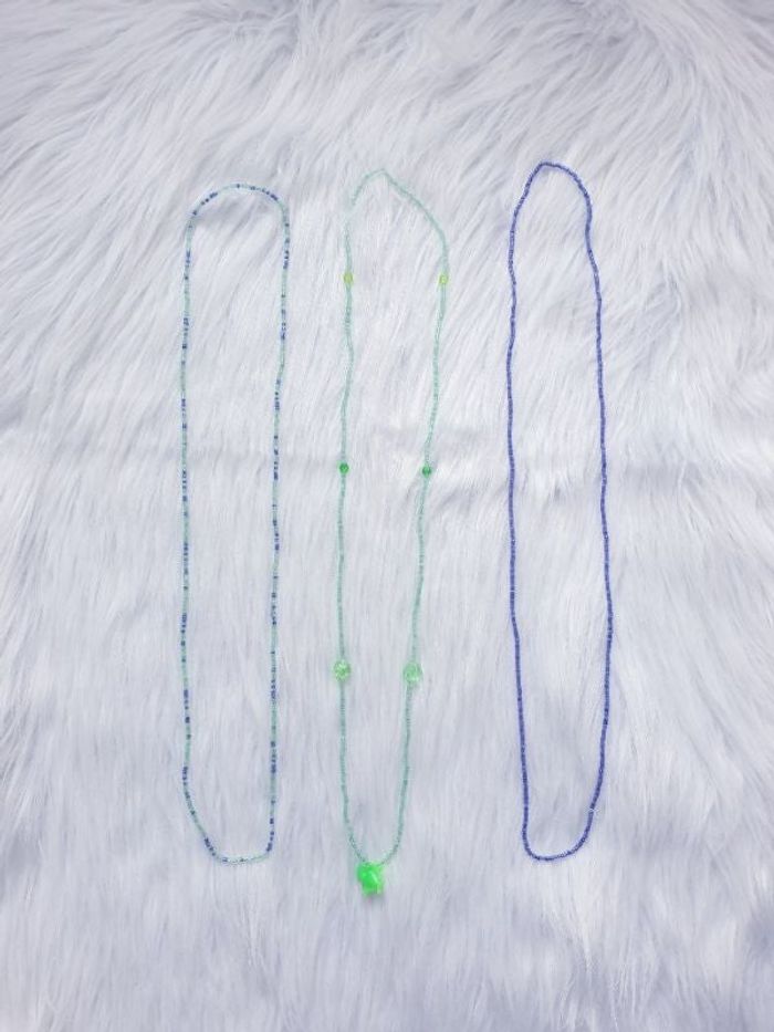 Lot de 3 bayas/beads