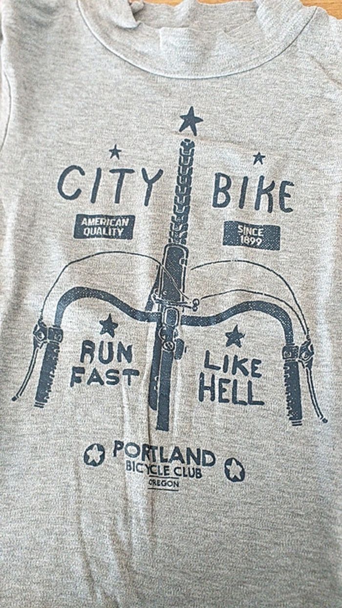 Maillot manches longues garçon gris - photo numéro 2