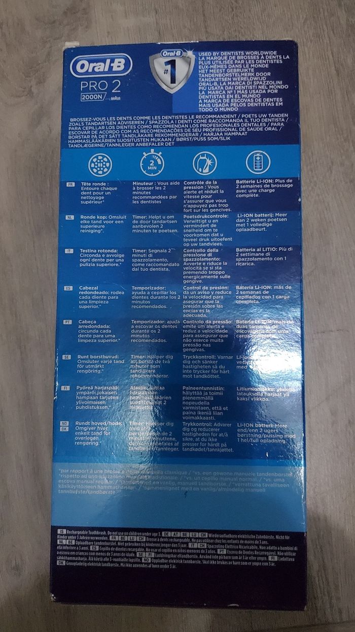 Brosse à Dents Électrique Oral B Pro 2. - photo numéro 2