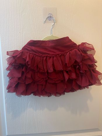 Jupe bordeaux Repetto 3 ans froufrous