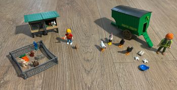 Poulailler et lapin Playmobil 70138