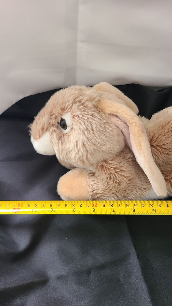 Peluche marionnette Lapin The Puppet Compagny blanc beige - photo numéro 7