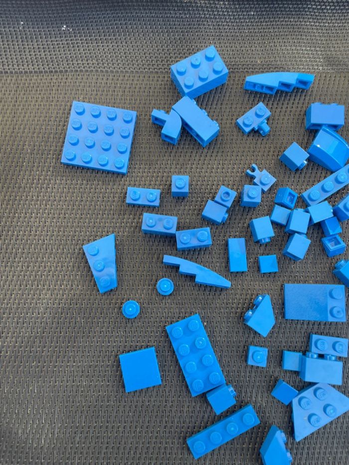 Lego lot vrac bleu officiel pièces détachées caserne star wars Harry Potter city - photo numéro 2
