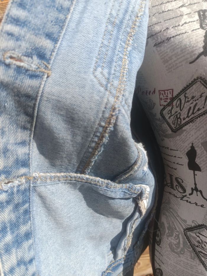 Veste en jeans femme taille L - photo numéro 3