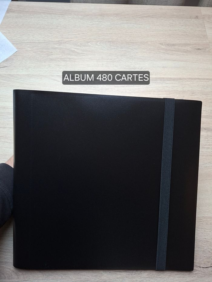 Album noir de rangement pour 480 cartes pokemon / lorcana de qualité premium