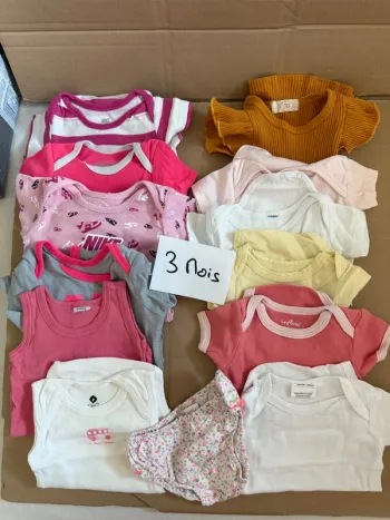 Lot de bodies 3 mois (13 vêtements)