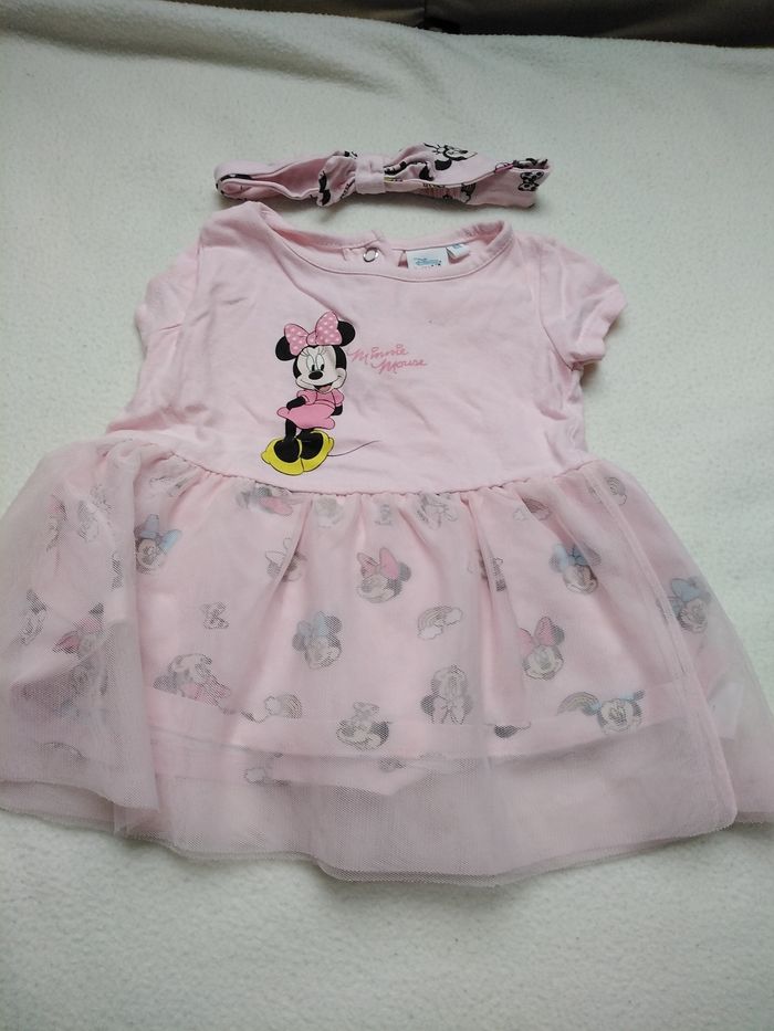 Robe manches courtes minnie