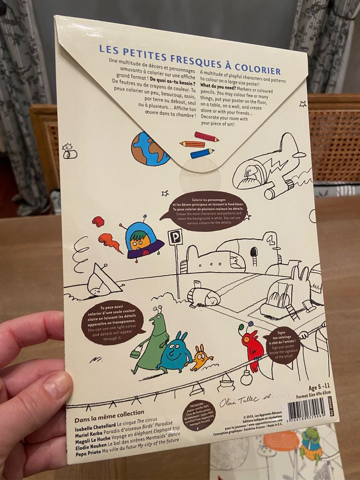 Lot neuf de deux affiches à colorier - photo numéro 5