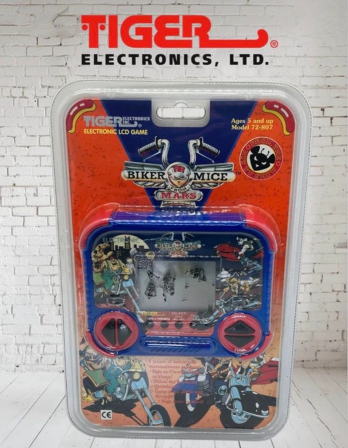 Tiger Electronics " Collector Numéroté " modèle: Biker Mice From Mars 1994 ( Neuf sous Blister)