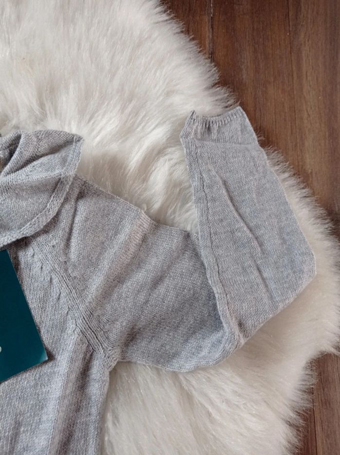 NEUF ! Gocco robe pull gris 3/4 ans 🌸 - photo numéro 4