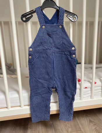 Salopette petit bateau 12 mois