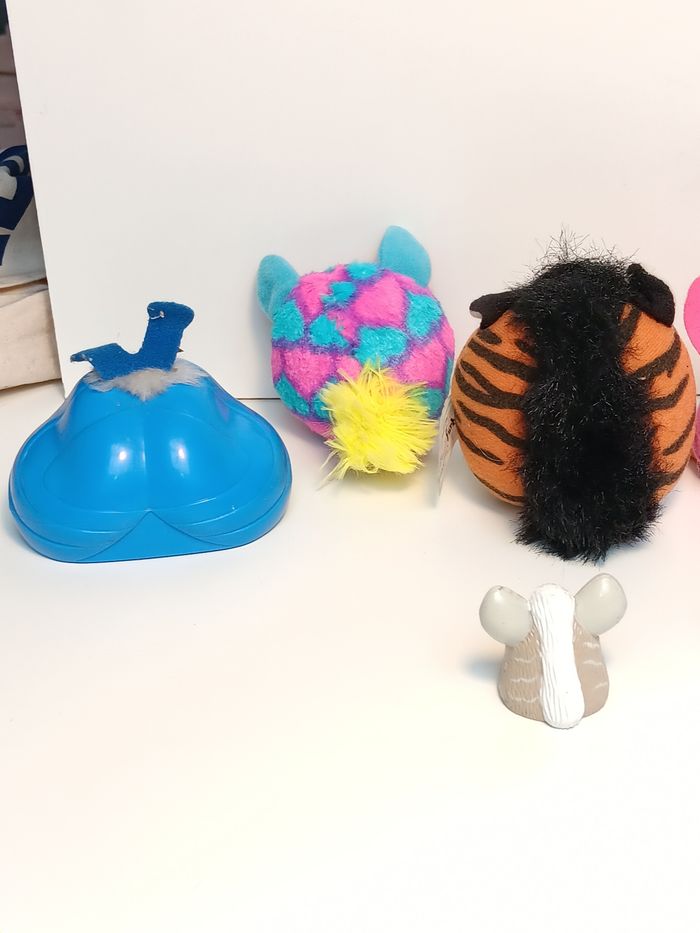 Lot 7 figurines peluche vintage furby taille 11cm pour la plus grande - photo numéro 4
