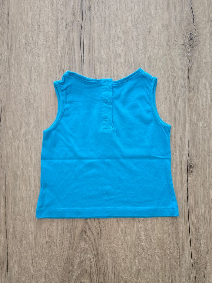 Débardeur turquoise - Taille 9mois - Pommette - photo numéro 2