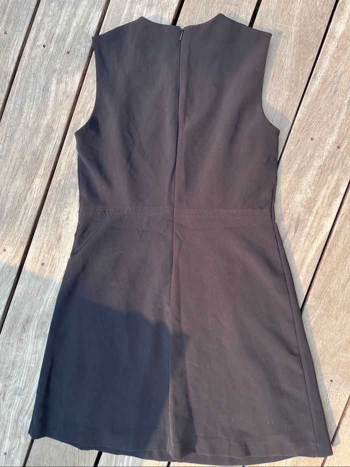 Belle robe droite noire Mango taille L - photo numéro 4