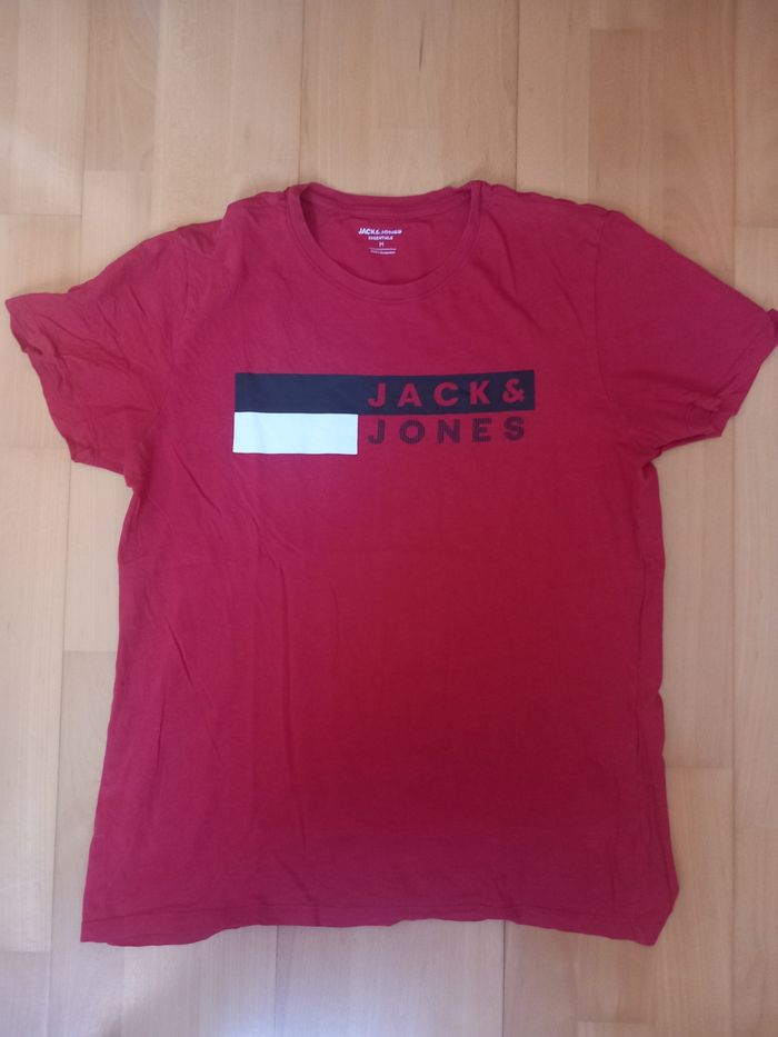 T-shirt Jack & Jones rouge