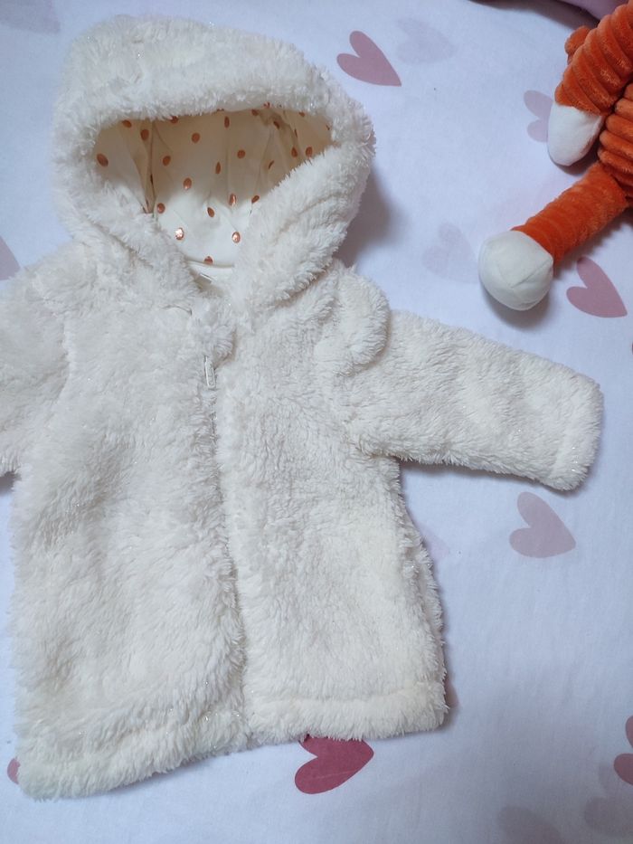 Veste polaire à paillettes bébé fille - 3 mois - Très bon état - Orchestra - photo numéro 6