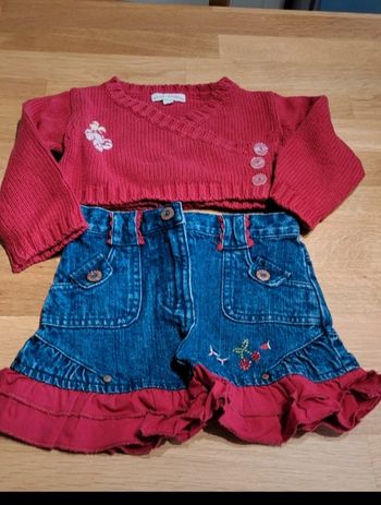 Ensemble jupe et gilet