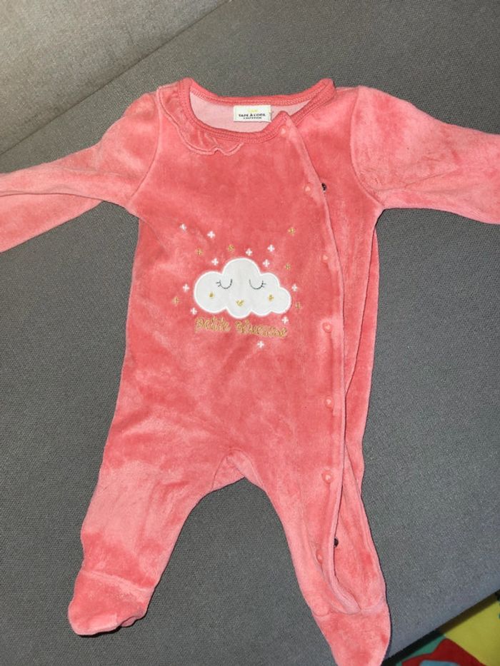 Pyjama rose nuage