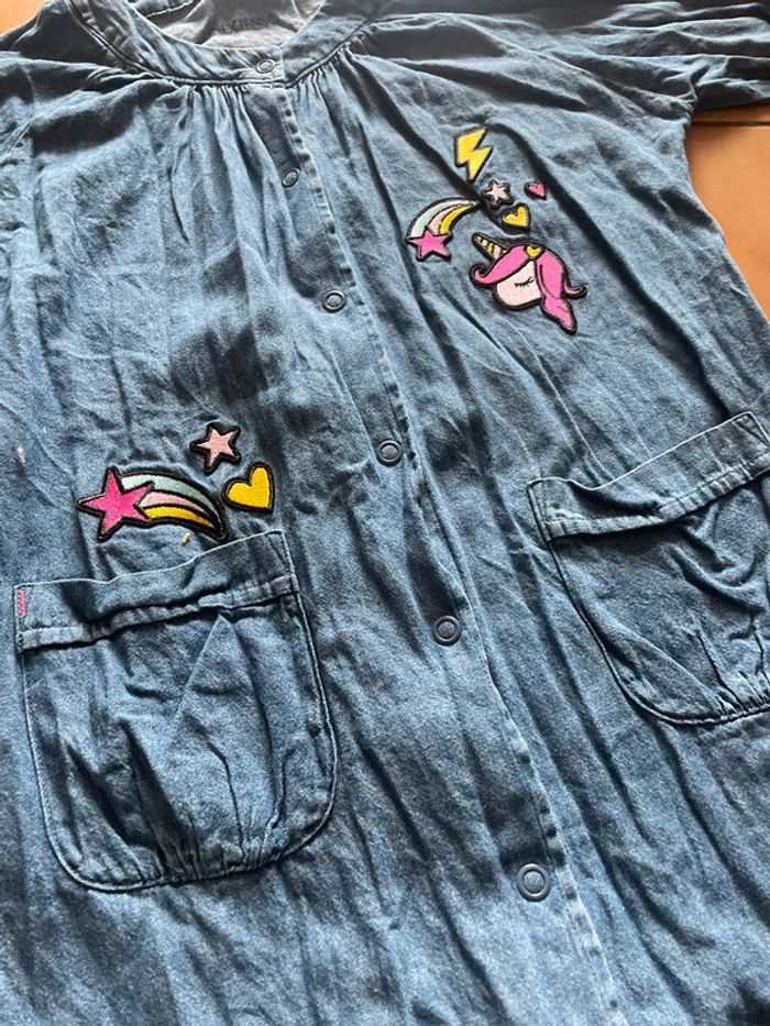 Chemise en jeans fille 10 ans - photo numéro 3