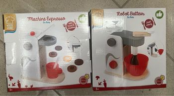 Lot de robot en bois