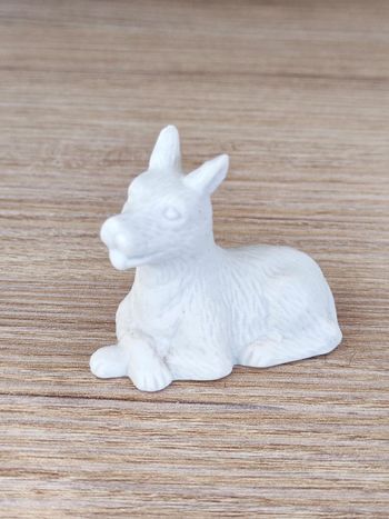 Figurine chien faïence à peindre 🇫🇷 Fabrication artisanale