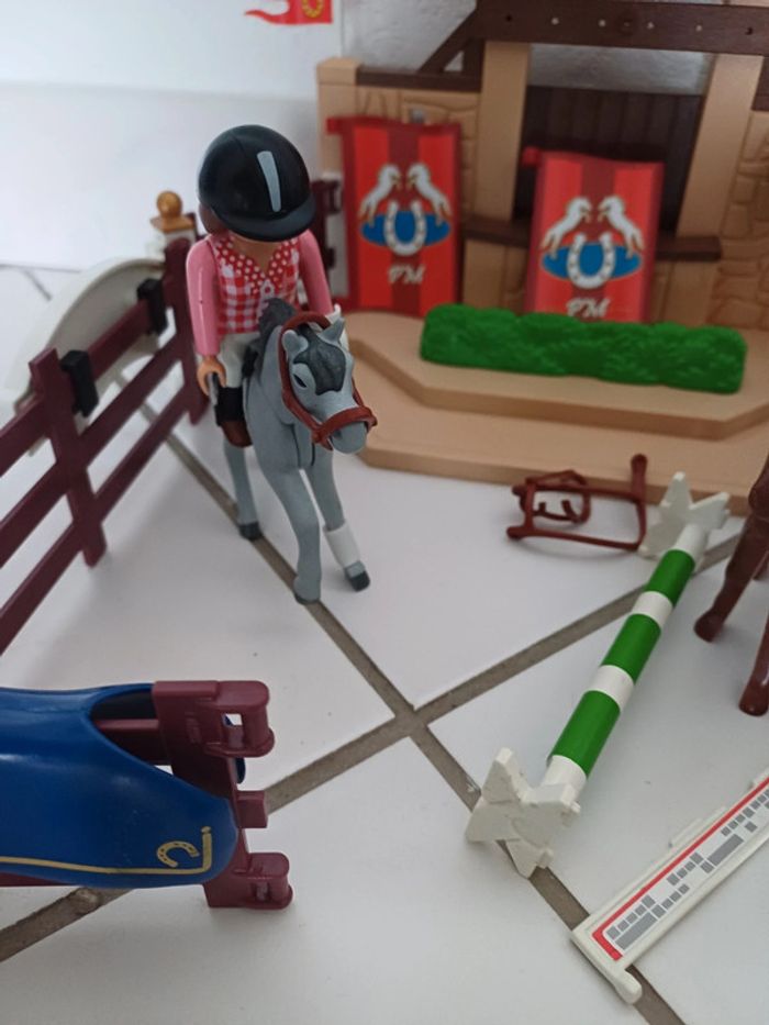 Superbe playmobil équestre cheval - photo numéro 3