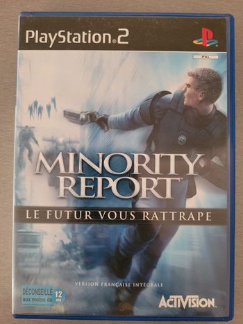 Jeux vidéo PS2 minority report le futur vous rattrape