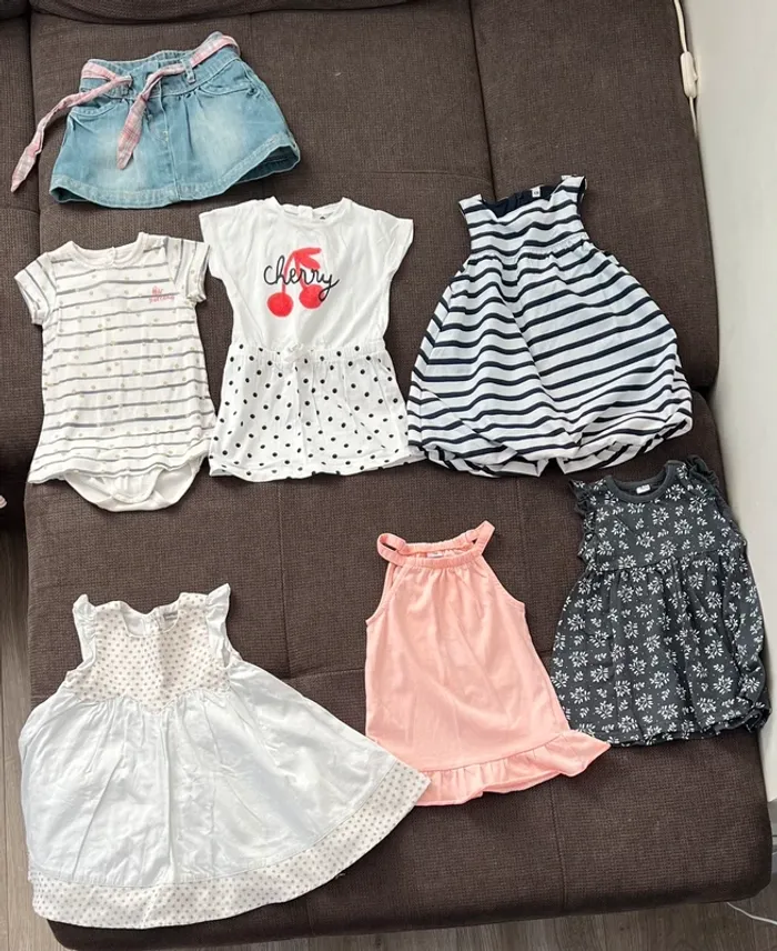 Lot de vêtements été fille 12 mois - photo numéro 6