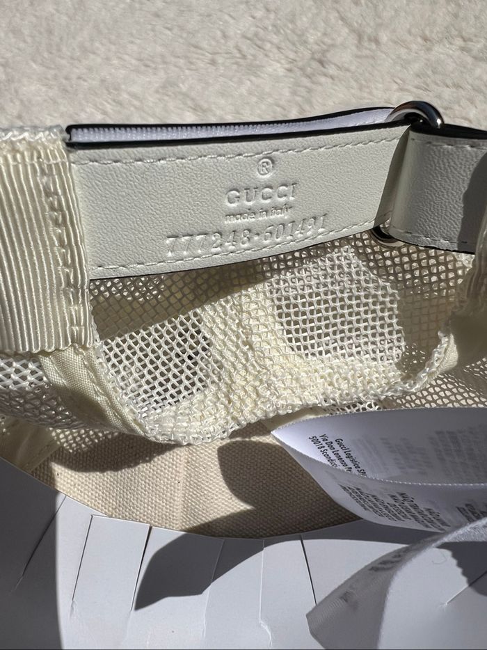 Casquette Gucci bleu - photo numéro 5