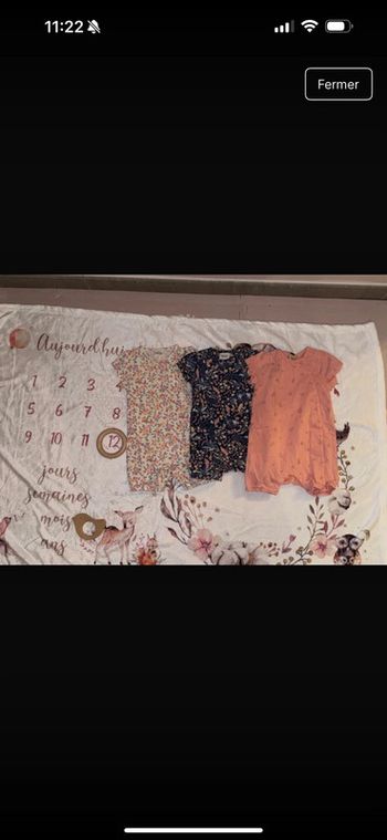 Lot de 3 combinaisons 12 mois