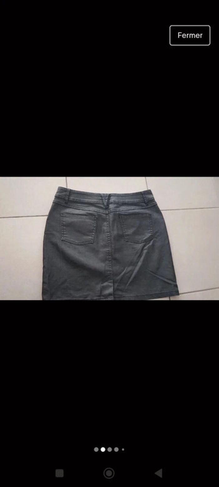 🍁JUPE jean huilé - photo numéro 2