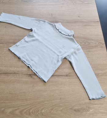 T-shirt ML côtelé col roulé 4 ans