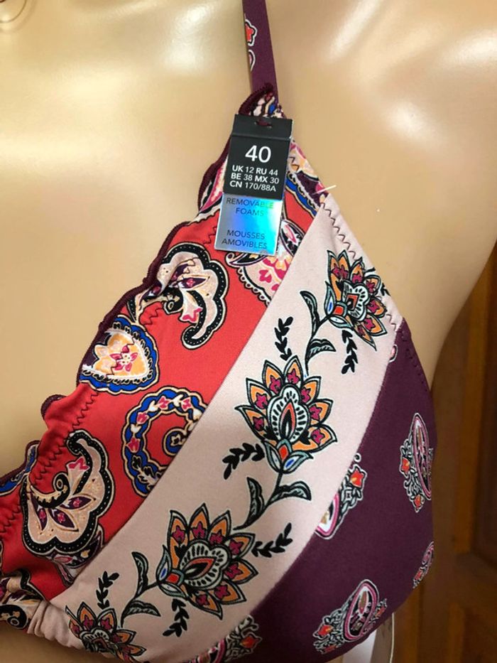 Maillot 2 pièces Triangle n e u f - photo numéro 3