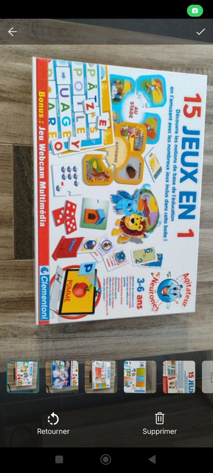 15 jeux en 1 Clementoni