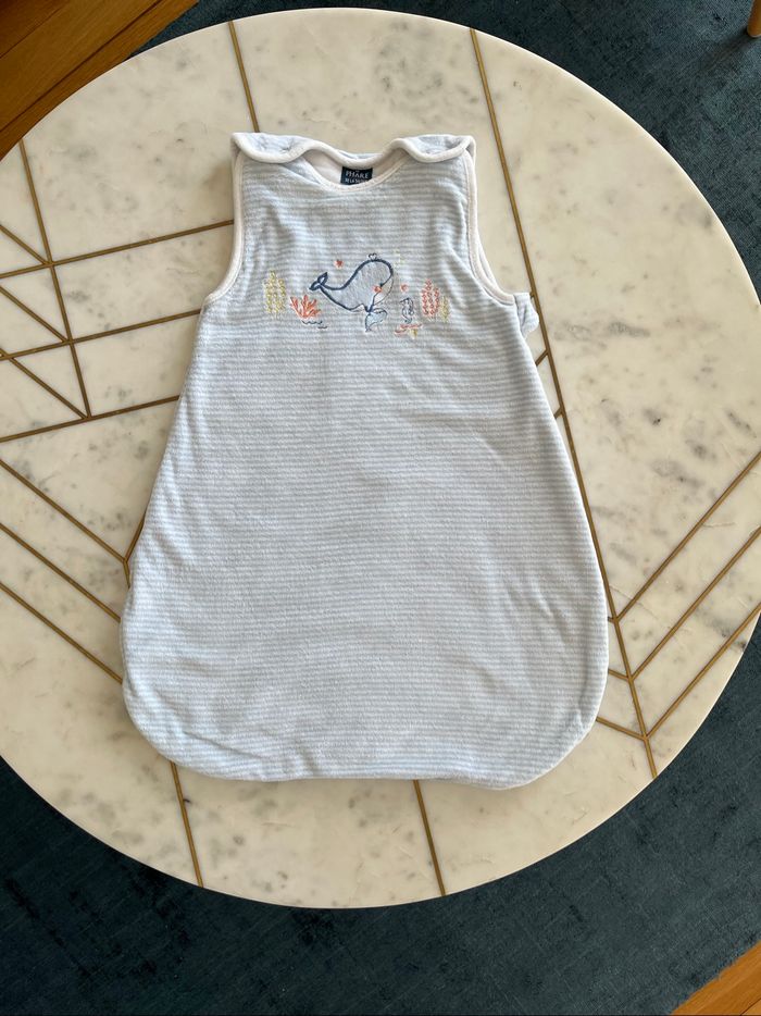 Gigoteuse turbulette marinière 0-6 mois